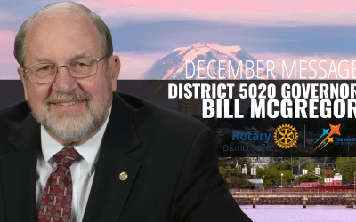 DECEMBER DISTRICT 5020 GOVERNORS MESSAGE